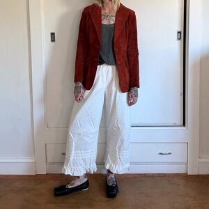 Vintage Scully Rust Suede Leather Blazer Jacket Women Tailored Boho Western